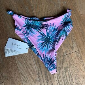 Peixoto Pink high waisted Babe Bikini Bottom